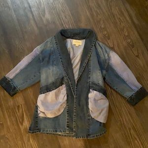 Anthropologie Pilcro Oversized Denim Jacket